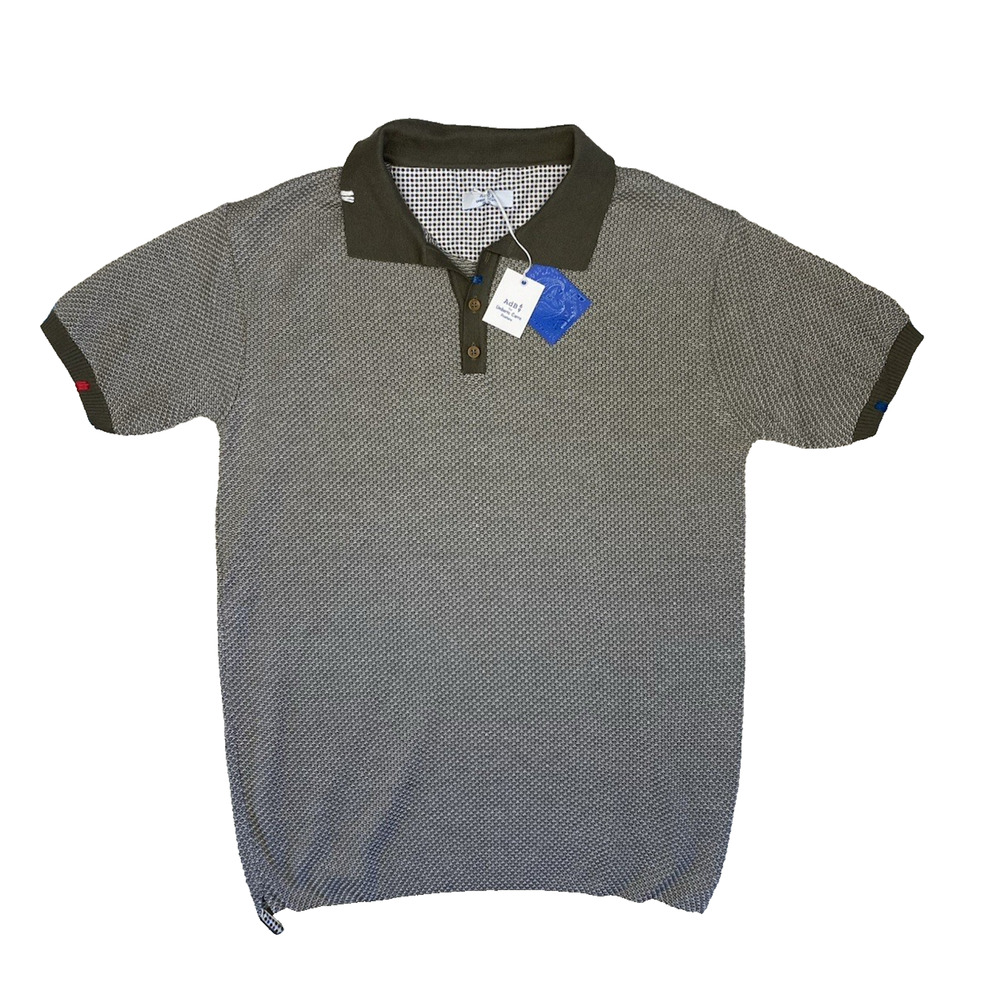 Umberto Carro Postiano AdB 69 Knit Polo Shirt Mens XL NEW Italy Office Resort